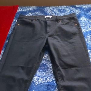 NWT Loft black denim style leggings
